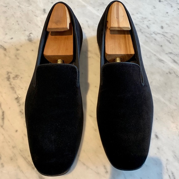 brooks brothers velvet slippers